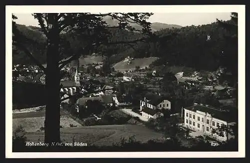 AK Hohenberg /N. Oe., Ortsansicht von Süden
