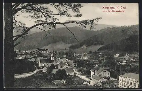 AK Hohenberg, Ortsansicht von der Südwestseite