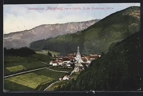 AK Annaberg /N.-Oe., Ortsansicht mit Tirolerkogel