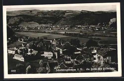 AK Scheiblingkirchen /N. Ö., Ortsansicht aus der Vogelschau