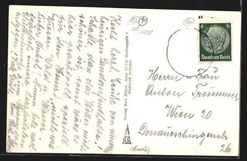 AK Scheiblingkirchen /N. Ö., Ortsansicht aus der Vogelschau