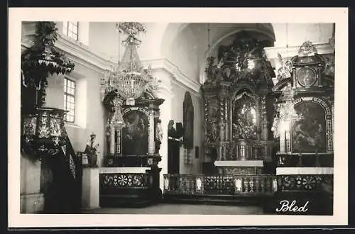 AK Bled, Innenansicht Kirche