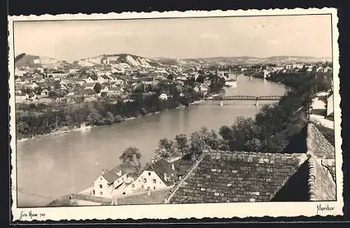 AK Maribor, Ortsansicht aus der Vogelschau