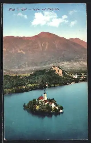 AK Veldes, Ansicht mit Hochstuhl