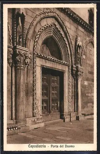 AK Capodistria, Porta del Duomo, Domportal