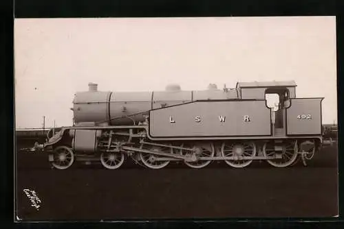 AK Dampflokomotive No. 492 der LSWR
