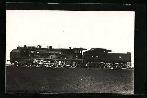 AK Dampflokomotive No. 37. 08, englische Eisenbahn