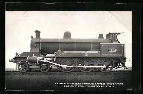 AK L & NW Compound Express Goods Engine No. 1400