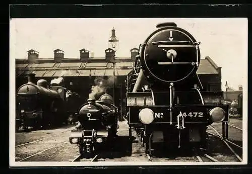 AK Dampflokomotive No. 4472, englische Eisenbahn