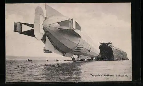 AK Zeppelin`s lenkbares Luftschiff