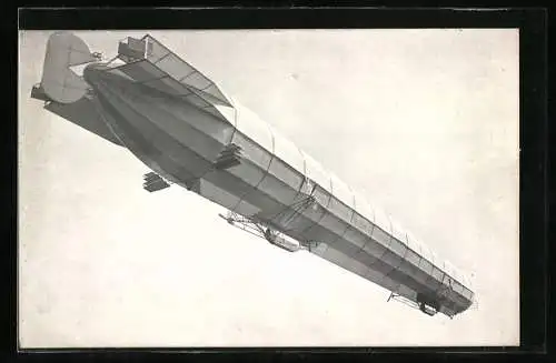 AK Zeppelin-Luftschiff III. im Flug