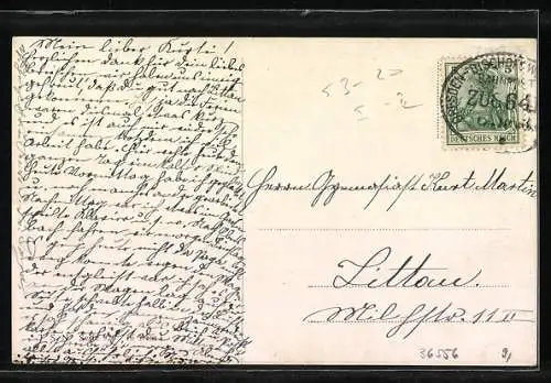 AK Lenkbares Luftschiff Graf Zeppelin in voller Fahrt