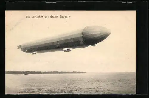 AK Das Luftschiff des Grafen Zeppelin