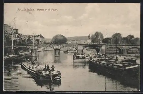 AK Saarbrücken, Partie an der Saar