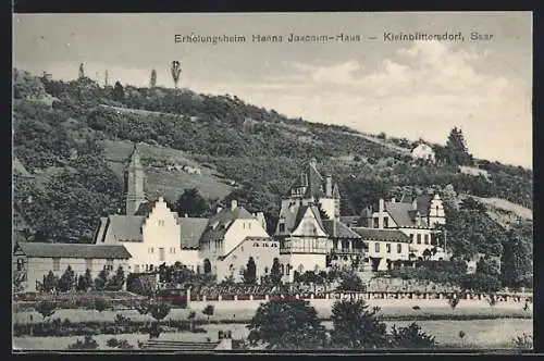 AK Kleinblittersdorf /Saar, Erholungsheim Hanns Joachim-Haus