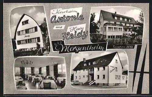 AK Bad Mergentheim, Pensionen Antonie & Haus Heidy