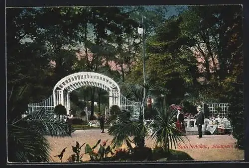 AK Saarbrücken, Partie im Stadtpark