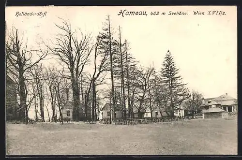 AK Wien, Hameau, Im Holländerdörfl
