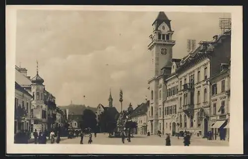 AK Leibnitz, Strassenpartie am unteren Platz