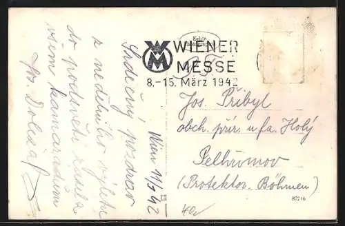 AK Wien, Gasthaus Parzer`s Bratwurstglöckerl, Hauptstrasse 1