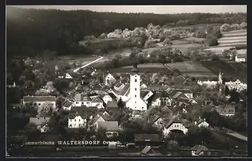 AK Bad Waltersdorf /Oststmk., Ortsansicht aus der Vogelschau