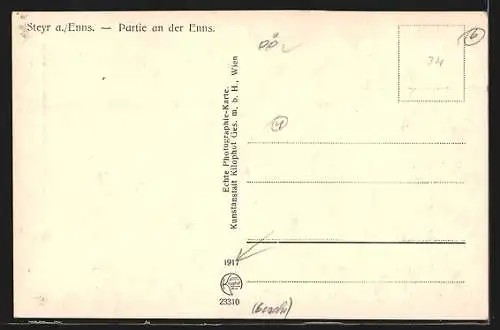 AK Steyr a. /Enns, Partie an der Enns