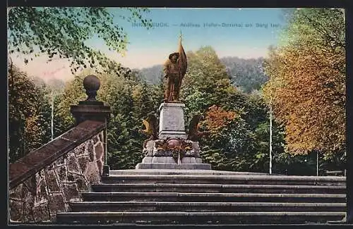 AK Innsbruck, Berg Isel, Andreas Hofer Denkmal
