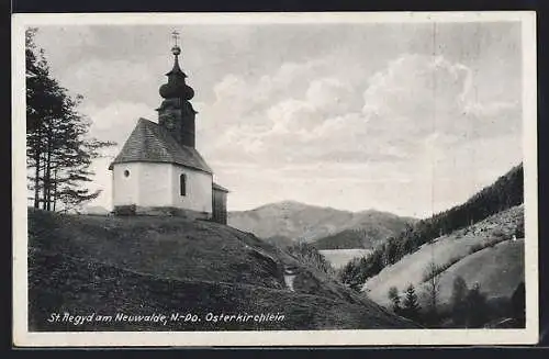 AK St. Aegyd a. Neuwalde, Am Osterkirchlein
