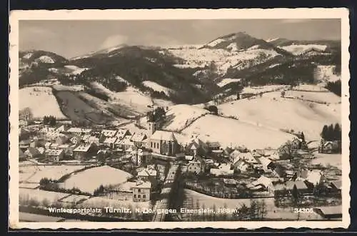 AK Türnitz /N.-Do., Totalansicht gegen Eisenstein im Winter