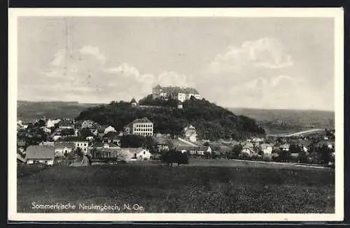 AK Neulengbach /N.-Oe., Teilansicht mit Schloss