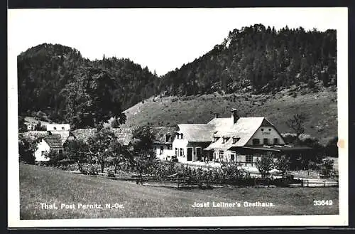 AK Muggendorf /N.-Oe., Thal, Gasthaus Josef Leitner