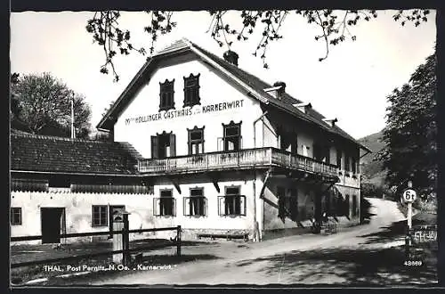 AK Muggendorf /N.-Oe., Thal, Gasthaus Karnerwirt
