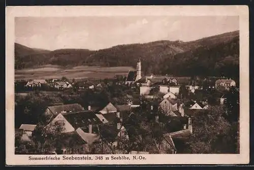 AK Seebenstein, Blick auf den Ort