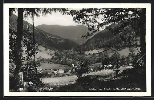 AK Loich /N.-Oe., Teilansicht mit Eisenstein