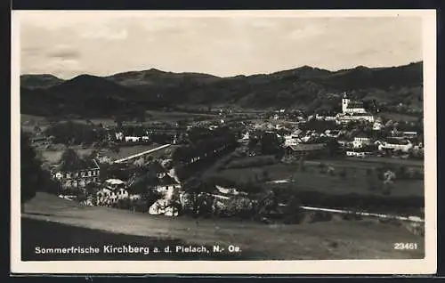 AK Kirchberg a. d. Pielach, Teilansicht mit Kirche