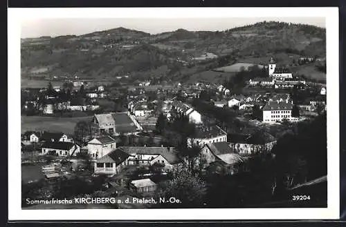 AK Kirchberg a. d. Pielach, Panorama mit Kirche