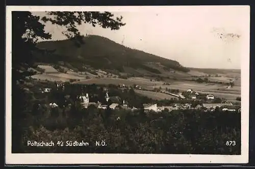 AK Pottschach a. d. Südbahn, Ortschaft und Umgebung