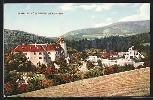AK Vöstenhof, Blick zum Schloss