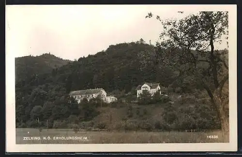 AK Zelking /N.-Ö., Blick auf das Erholungsheim