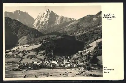 AK Gaishorn /Stmk., Gesamtansicht mit dem Reichenstein