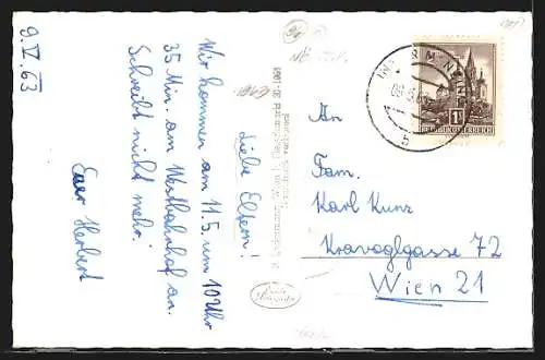 AK Innermanzing /N.-Oe., Teilansicht mit Strassenpartien