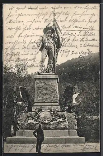 AK Innsbruck, Andreas-Hofer-Denkmal am Berg Isel