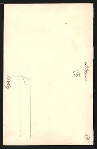 AK Rohr im Gebirge, Teilansicht mit Kirche und Strassenpartie