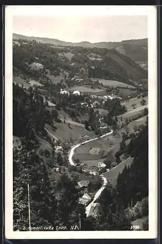 AK Loich /N. D., Ortsansicht aus der Vogelschau