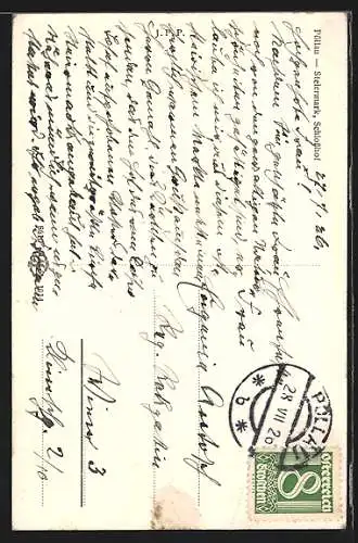 AK Pöllau /Steiermark, Blick auf den Schlosshof