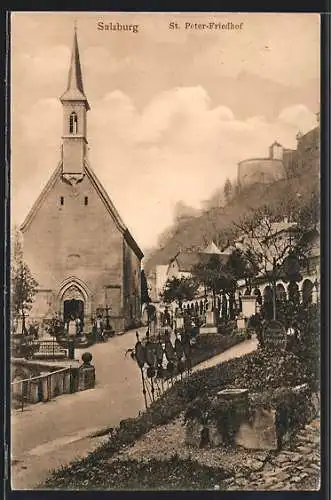 AK Salzburg, Kirche am St. Peter-Friedhof