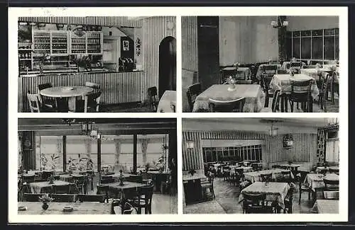 AK Dörnigheim /M. bei Hanau, Gaststätte zum Schiffchen, Innenansichten