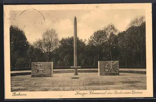 AK Bochum, Krieger-Ehrenmal des Bochumer Vereins
