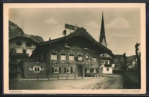 AK Garmisch, Hotel zum Husaren