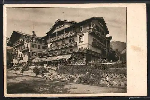 AK Walchensee /Bayr. Hochgebirge, Hotel Post